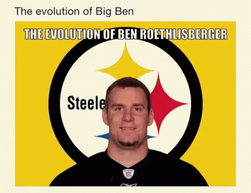 Ben Roethlisberger On Yellow Background GIF