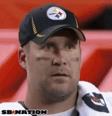 Ben Roethlisberger Wearing Black Cap GIF