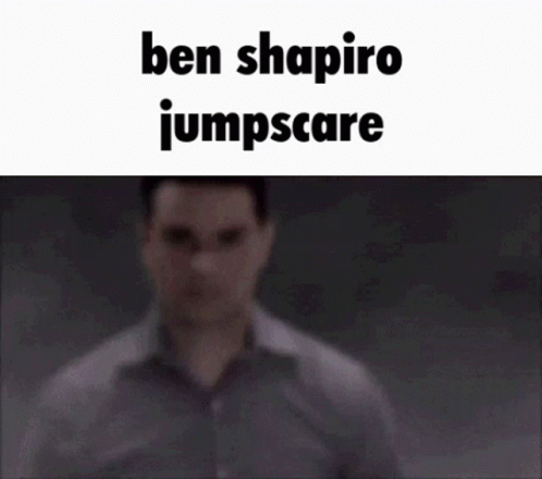 Ben Shapiro Jumpscare GIF