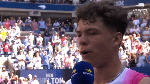 Ben Shelton Being Interviewed GIF