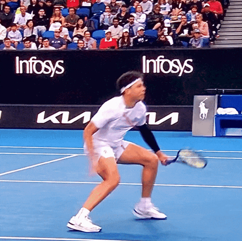Ben Shelton Failing To Hit Tennis Ball GIF