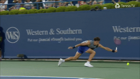 Ben Shelton Failing To Hit Tennis Ball GIF