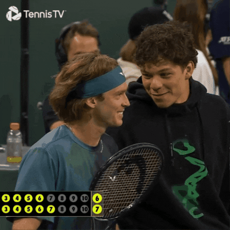 Ben Shelton Talking To Audrey Rublev GIF