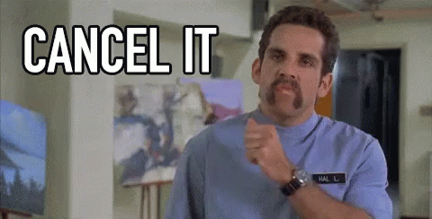Ben Stiller Showing Gestures Meaning Cancel GIF