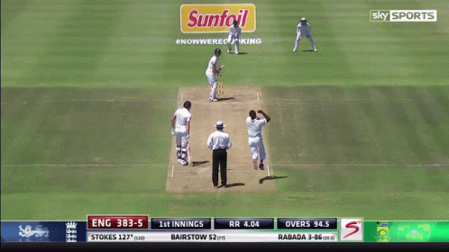 Ben Stokes Hitting Ball GIF