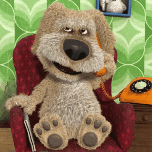 Ben Talking On Phone GIF