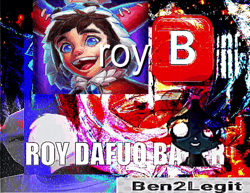 Ben2legit Is Written On The Bottom Of A Collage GIF