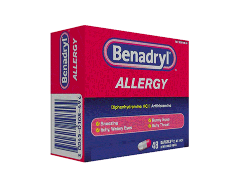 Benadryl Medicine For Allergy GIF