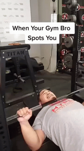 Bench Press I Got You GIF