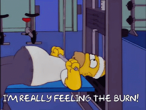 Bench Press Im Really Feeling The Burn GIF