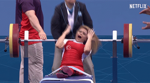 Bench Press Shocked Meme GIF