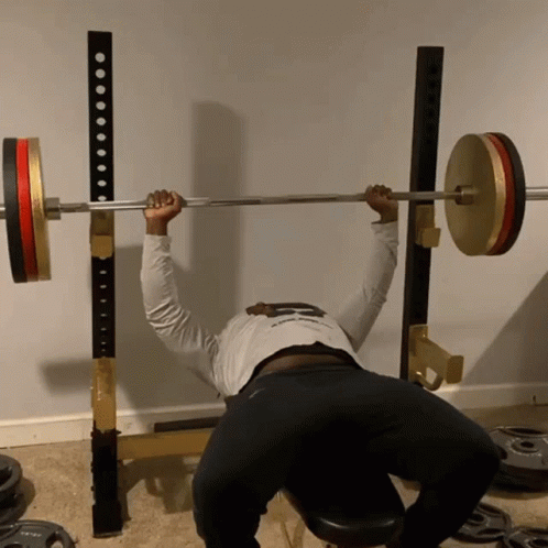 Bench Press Up And Down GIF