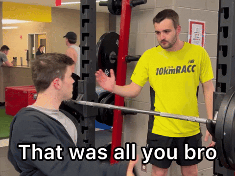 Bench Press You Got It Bro GIF
