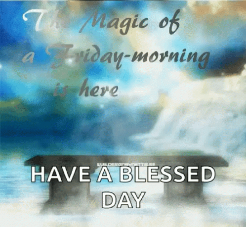 Bench The Magic Of Friday Morning Is Here GIF