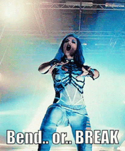 Bend Over Or Break Alissa White Rock Band GIF