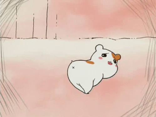 Bend Over Cute Hamtaro Anime GIF