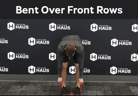 Bend Over Front Row Floor Exercise GIF