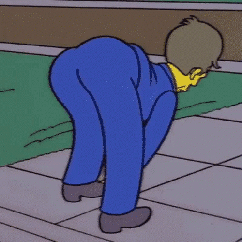 Bend Over Principal Skinner Twerk GIF