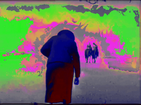 Bend Over Trippy Visual Art GIF