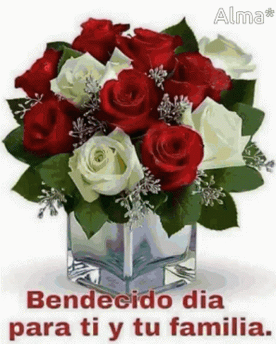 Bendecido Dia Awesome Flowers Selection GIF