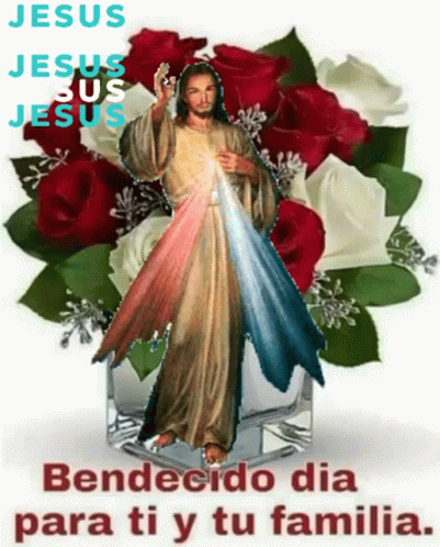 Bendecido Dia Jesus Blessings GIF