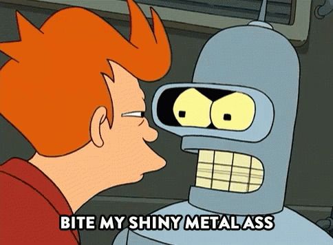 Bender And Philip J. Fry GIF