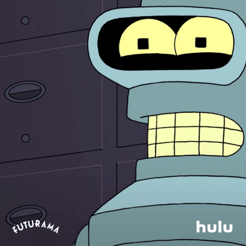 Bender Futurama Opens Mouth GIF