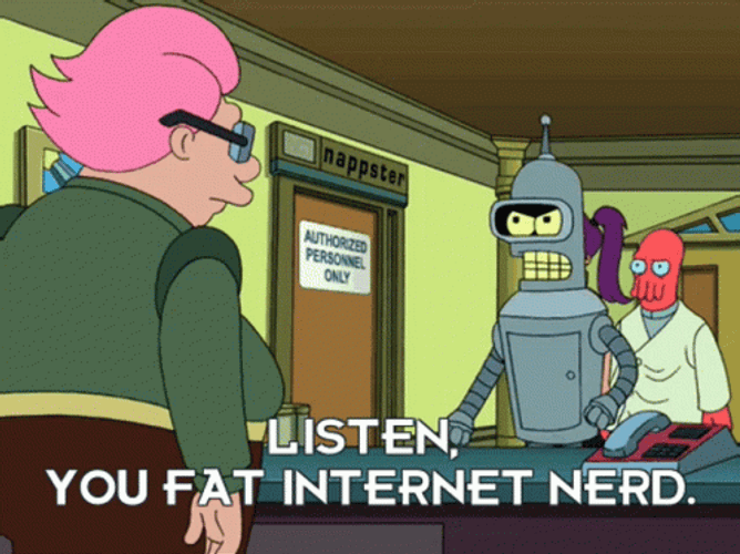 Bender Internet Nerd GIF