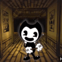 Bendy Ink Machine Cartoon Game I'm Alive GIF
