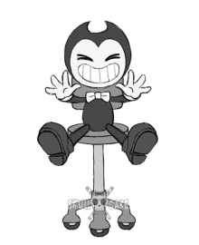 Bendy Ink Machine Cartoon Horror Happy Smile GIF