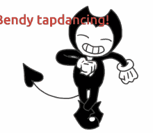 Bendy Ink Machine Online Cartoon Game Tap Dancing GIF