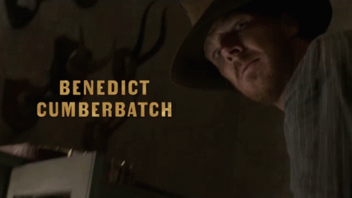 Benedict Cumberbatch Is The Name Displayed On The Screen GIF