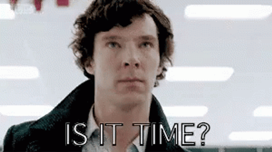 Benedict Cumberbatch It Is Time GIF