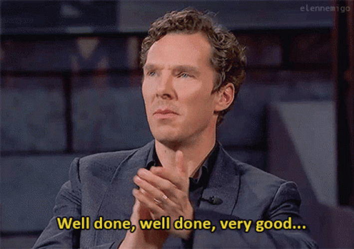 Benedict Cumberbatch Well Played GIF