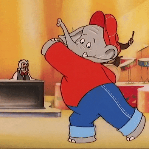 Benjamin Elephant Dancing GIF 