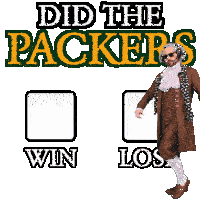 Benjammins Did The Packers Win Sticker GIF