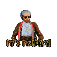 Benjammins Finally Friday Sticker GIF