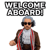Benjammins Welcome Aboard Sticker GIF