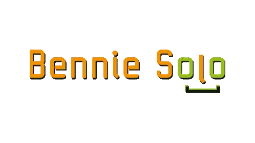 Bennie Solo Logo in Orange and Green
