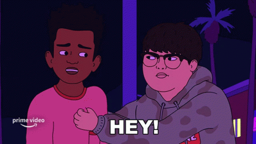 Benny Boy Animation Smack Hey GIF