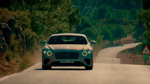 Bentley Top Gear Driving GIF