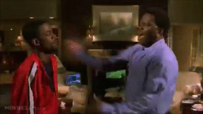 Bernie Mac Punch Chris Rock GIF