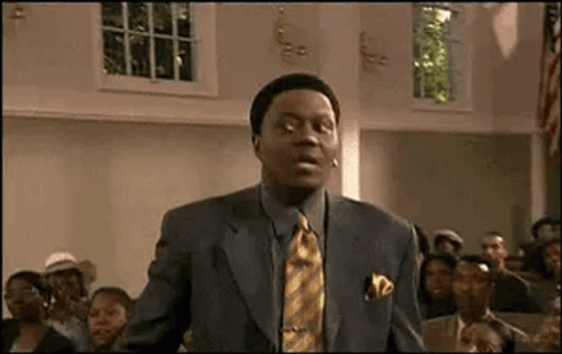 Bernie Mac Shout And Said Praise God GIF