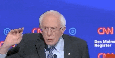 Bernie Sanders Can You Hear Me Now GIF