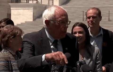 Bernie Sanders . Excuse Me GIF