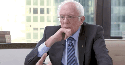 Bernie Sanders . How Did You Know That GIF