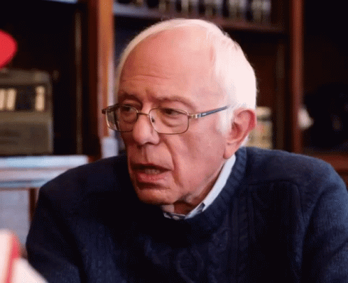 Bernie Sanders Laughing GIF