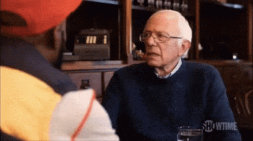 Bernie Sanders Nodding Head GIF