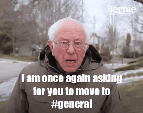 Bernie Sanders Says I Am Once Again Asking For You To Move To General GIF