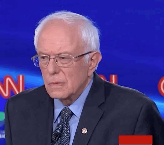 Bernie Sanders . Shaking His Head GIF